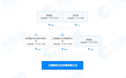 楊超越跨界投資AI領域，新公司布局傳媒與人工智能軟件開發